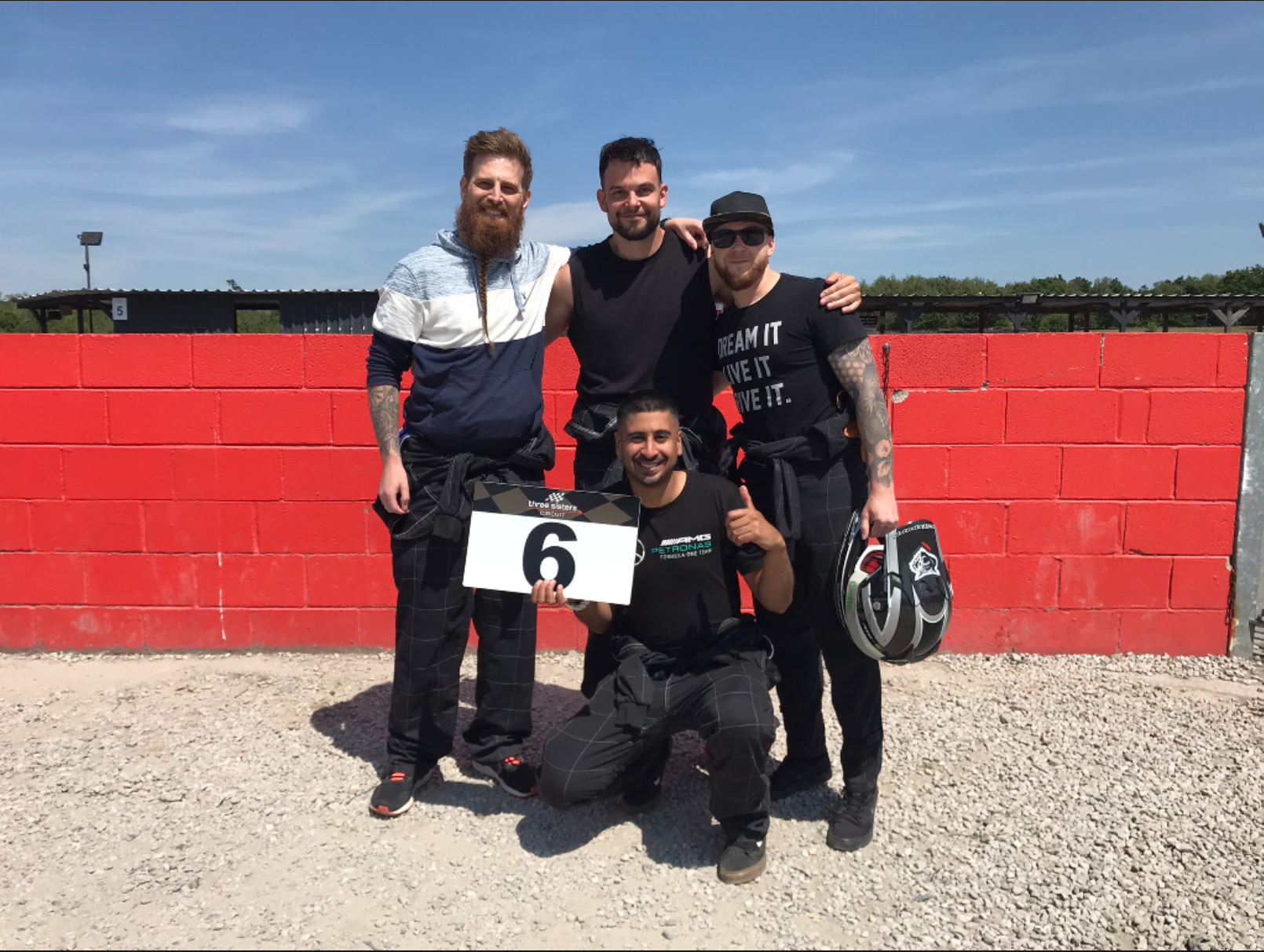 Sumo's GamesAid Go Karting team